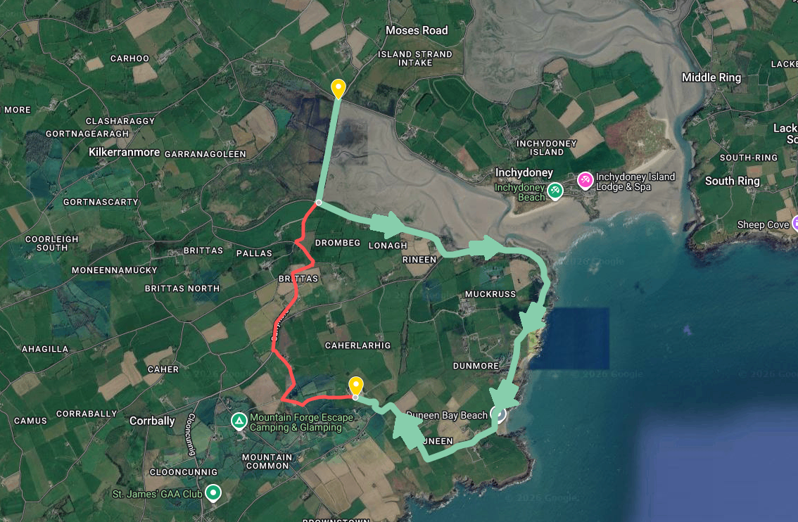 Traffic Map for Whites Open Day